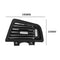 Chromed Right Console Grill Dash AC Air Vent for BMW F10 F18 2011-2017 RHD