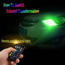 5050 Remote Control Car Led Bulb 6 Smd Multicolor W5w Bulbs T10 Light Side Z3B1
