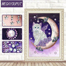 5D DIY Special Shaped Diamond Painting Cat Cross Stitch Mosaic Craft Kits