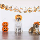 Pet Halloween Costume Cat Dog Funny Adjustable Pumpkin Hat Party Accessory AU