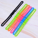 5Pcs silicone strap bike front light holder bicycle handlebar fixing tie3C