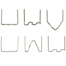 600pcs Easy Removal Stainless Steel Home For Car Bumper Repair Wave Hot Staples