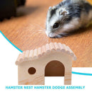 Cute Hamster Hedgehog Bed House Small  Animal Beds Dodge Assembly Pet Products