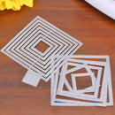 Circle Frame Metal Cutting Dies for DIY Scrapbooking Card Die Cuts (AB0045) A