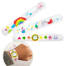 10Pieces DIY Blank Slap Bracelets Party Gifts Toys for Kids Painting Graff Gw