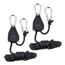1/8 Inch Adjustable Growing Light Rope Ratchet Lifters Reflector Hangers Light