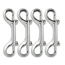 4Pcs/Set Scuba Dive Deluxe 3.54'' Stainless Steel Double Ended Snap Bolt Clip
