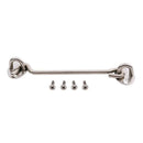 1set Stainless Steel Cabin Hook Eye Shed Gate Door Latch Silent Holder Silv H1E5