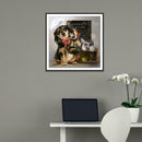 5D DIY Full Drill Diamond Painting Cross Stitch Embroidery (Dog Chef)