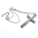 Jesus Cross Drum Key Wrench Key Chain Necklace Crucifix Accessories Screw Tool