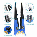 Aluminum Fishing Pliers Braid Cutters Split Ring Pliers Saltwater/Freshwate