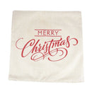 Christmas Letter Sofa Bed Home Decoration Festival Pillow Case Cushion Cove T3Z1