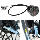 Utility Black Analog Distance Speed Meter Bike Bicycle Speedometer Odometer Kit