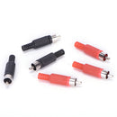 20 Pcs Black & Red Solder RCA Male Plug Audio Video Adapter Connector FE FT