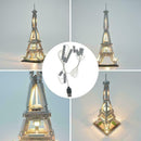 For LEGO Architecture 21019 France Eiffel Tower LED ABS Kits Set Lamps Ligh W0Z9