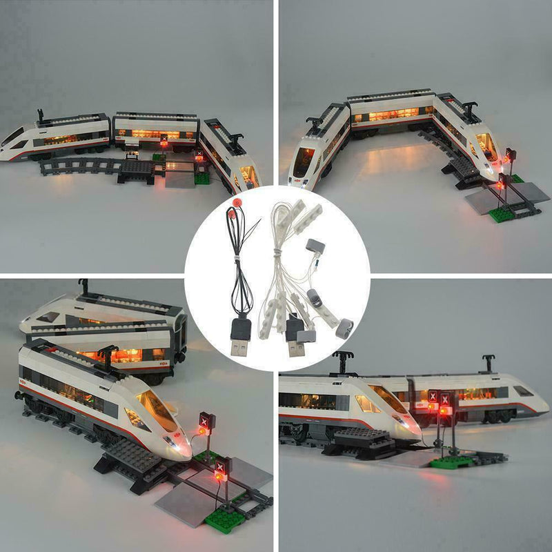 Led Light Kit For LEGO 60051Trains High-speed Passenger Favor Set Lighting U6J6