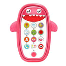 Infants Shark Music Phone Toys Lights Music Play and Learn 6+ Months pink