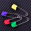 100pcs Plastic Head Safety Pins Locking Hold Clip Baby Dress Cloth Nappy Diaper