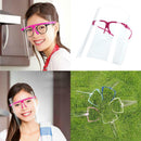 4Pcs Safety Full Face Shield Guard Transparent Goggles Visor BBQ Protector