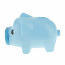 Plastic Blue Piggy Bank Animal piggy bank Treasury Saving Coin Coins Money  S5R7