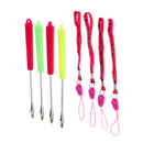 4pcs Stainless Steel Hook Extractor Remover Disgorger for Large & Small