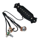 Magnetic acoustic pickup for guitar Black H2O6