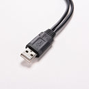 USB 2.0 Male To 2 Dual USB Female Jack Y Splitter Hub Power Adapter Cable Cord Z