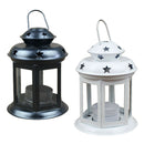 Handle Candle Tealight Light Holder for Photograph Props Home Decor Black