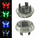 4 Color Light 12 Led Rgb Car Auto Solar Energy Flash Wheel Tire Rim Light F
