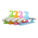 20pcs Kids Hangers Retractable Portable Plastic for Baby Trouser Skirt