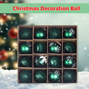 16pcs 6cm Christmas Decoration Balls Tree Hanging Ball Home Ornament (A)