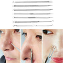 9pcs Stainless Steel Pimple Acne Extractor Blackhead Remover Needles Set