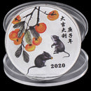 1PC 2020 Year of the Rat Commemorative Coin Chinese Zodiac Souvenir Collectib_