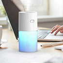 Mini Cool Mist Humidifier Portable Personal 300ML and 7 Colors LED Night Li