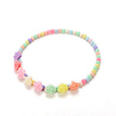 Best Princess Necklace Bracelet Set Jewelry Girls Rose Pattern Gift for Baby TO