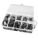 75Pcs/Lot Mixed Size Fishing Rod Guide Tip Strong Line Rings Fishing Rod Gu
