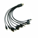 2 x Fast USB Charging Cable Universal 10 in 1 Multi Function Phone Cord Charger