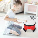 6 Inch Wooden Percussion Hand Drum Musical Game Instrument Learning Toys