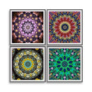 4 Pack Fantasy Flower DIY 5D Diamond Painting Full Drill Cross Stitch Home Decor