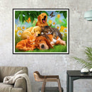 5D DIY Full Drill Diamond Painting Animals Cross Stitch Mosaic Kits (E209)