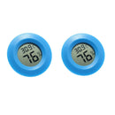 2x Digital Thermometer Humidity Hygrometer Blue For