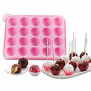 20 Sticks Cake Mould Silicone Lollipops Chocolate Mold Baking Tray Tools FT