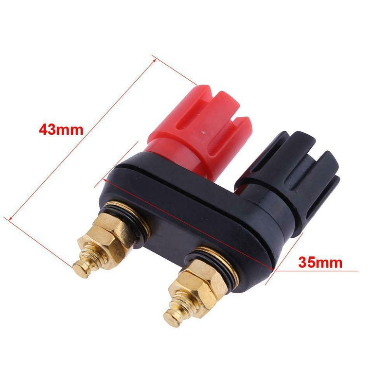 Banana Plug Binding Post Terminal Connector for Speaker Amplifier