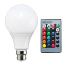 2pcs B22 RGB Bulb Remote Color LED Light Bulb Color Changing Light Bulbs 10W