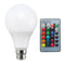 2pcs B22 RGB Bulb Remote Color LED Light Bulb Color Changing Light Bulbs 10W