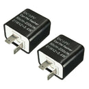 2x 12v 2-Pin  Adjustable LED Flasher Relay Fix