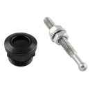 Bonnet Hood Latch Pin Locking Kit Push Button Quick Release Black