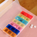 7 DayPop Tablet Pill Box Holder Weekly Medicine Storage Organizer Container CaME