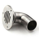 316 Stainless Steel 90 Deg Elbow Floor Drain 32mm Hose RV Camper Heavy Duty