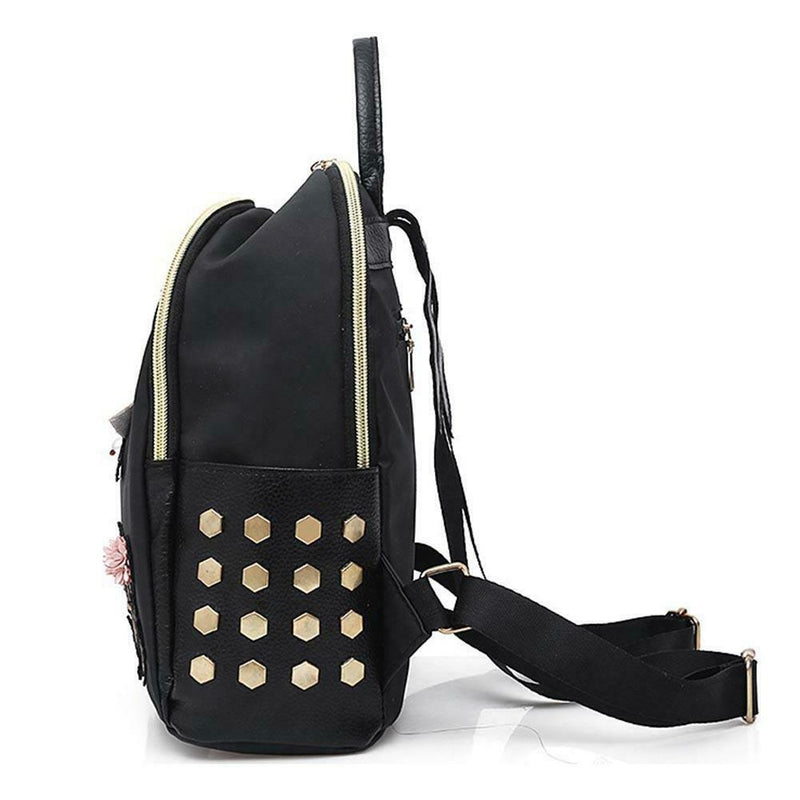 Fall Oxford Cloth Backpack Girls Backpack Animal Print Soft Shoulder Bag A